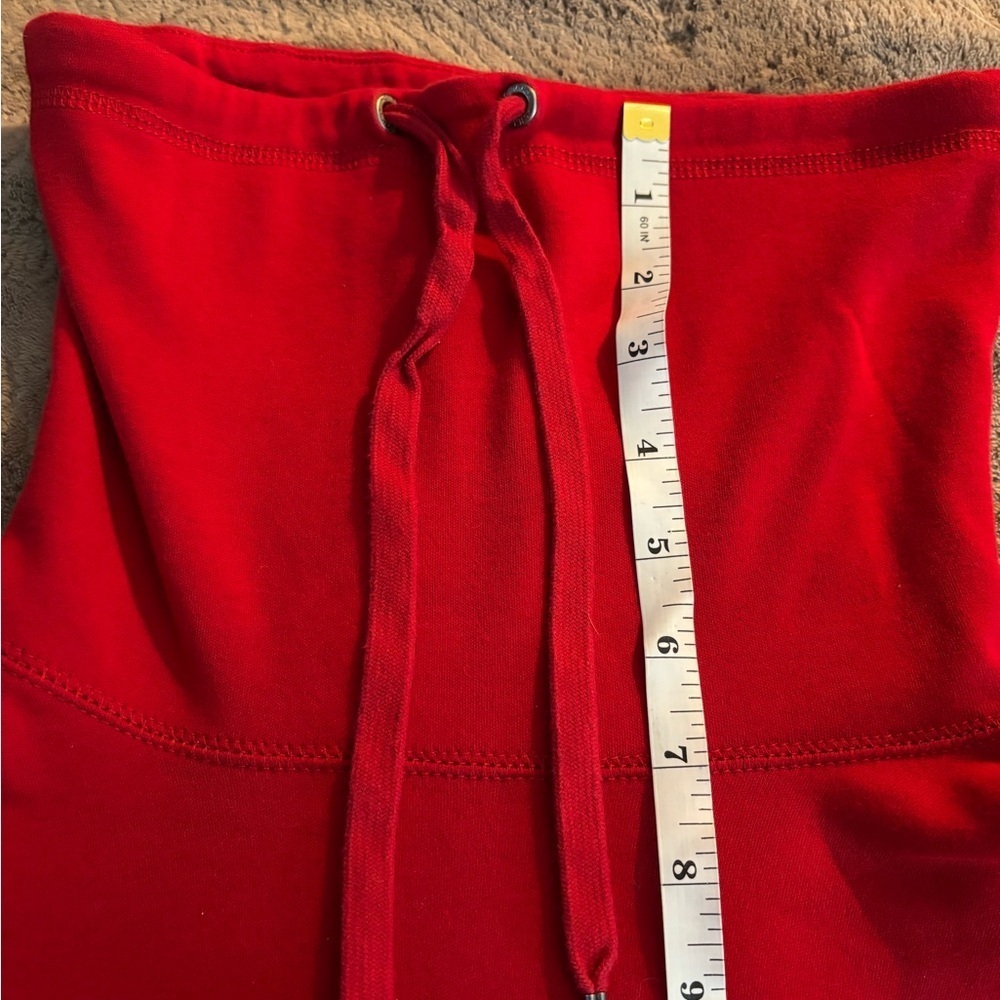 Warm & Cozy Chaps Red Cowl Neck Longsleeve Sweater with Plaid Pattern | Size M - Picture 6 of 12